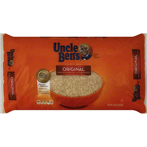 Uncle Ben's Original Converted Brand Enriched Parboiled Long Grain Rice 10 Lb. Bag