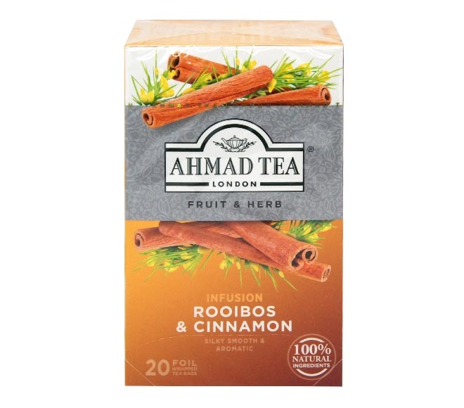 Ahmad Rooibos & Cinnamon Herbal Infusion Tea