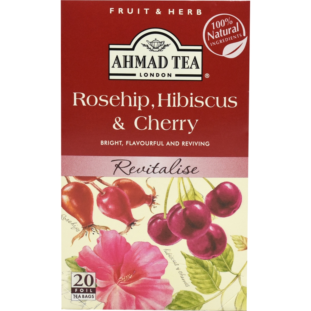 Ahmad Tea 20ct Rosehip Hibiscus & Cherry