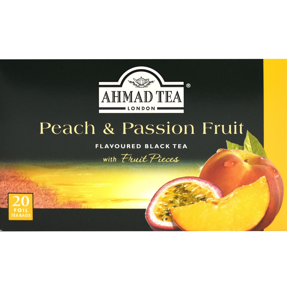 Ahmad Tea Peach & Passion Fruit Black Bags