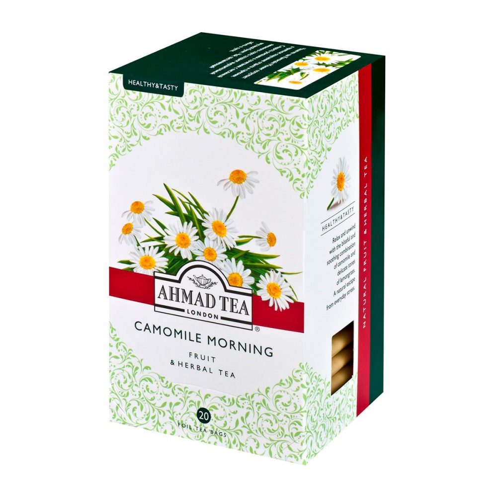 Ahmad Tea Чай Camomile Morning, Травяной, 20 Пакетиков