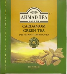 Ahmad Cardamom Green Tea 100 Bags