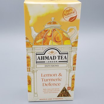 Ahmad Lemon And Turmeric Defence 15 Pyramid Bags