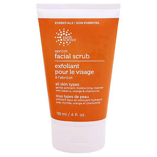 Earth Science Apricot Gentle Facial Scrub - 4 Oz