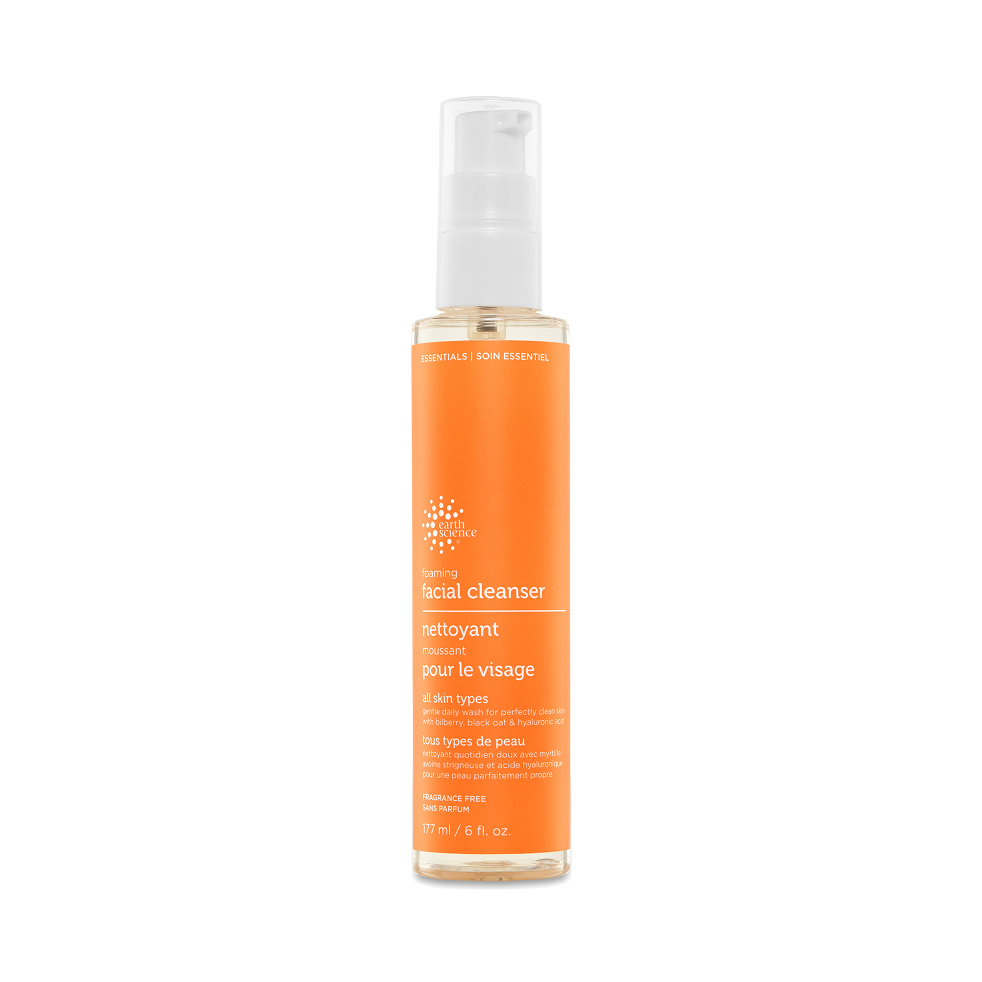 Earth Science Foaming Facial Cleanser, 6 Oz