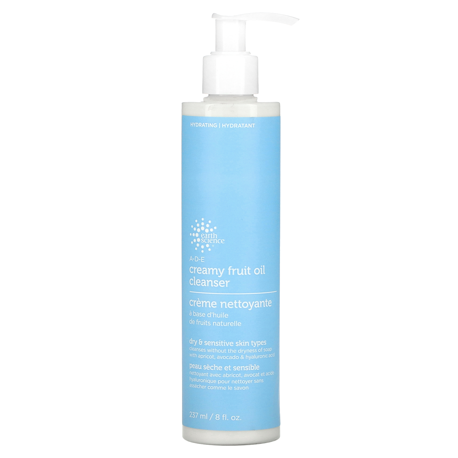 Earth Science Fruit Oil Cleanser ADE Creamy – 8 Fl Oz