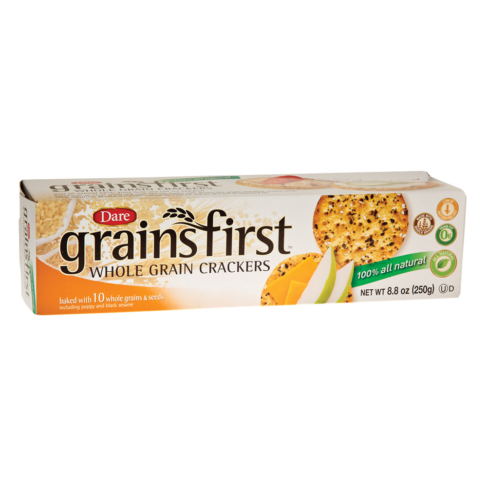 Dare Grains First Whole Grain & Seeds Crackers, 8.8 Oz