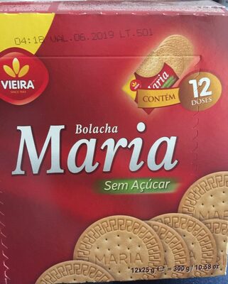 Vieira Bolacha Maria Sem Açúcar