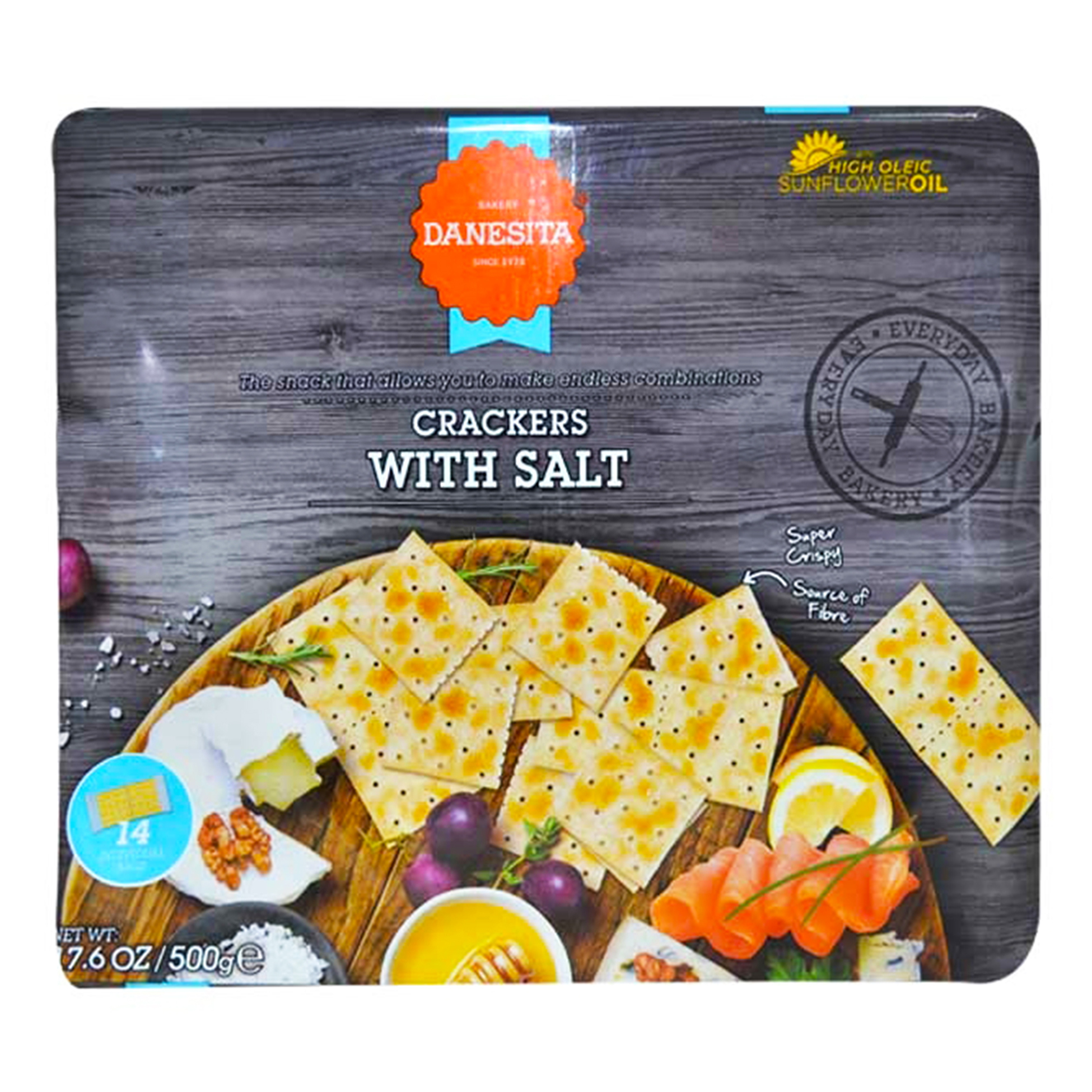 Danesita Italian Style Crackers (salted) 500g