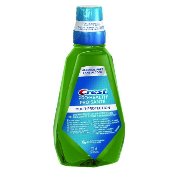 Crest Pro-health Multi-protection Rinse – Cool Wintergreen 500ml