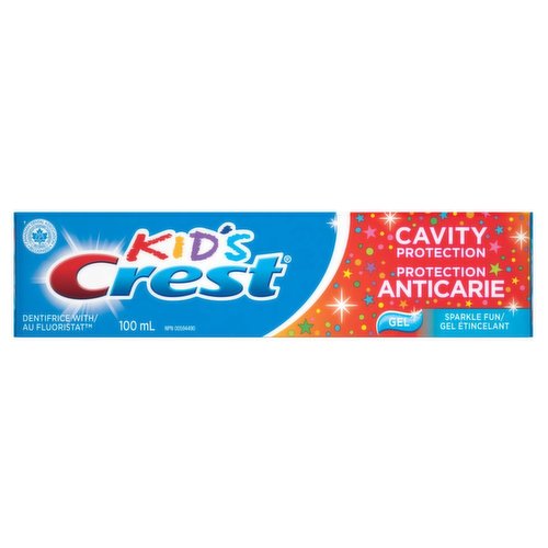 Crest Kids Cavity Protection Toothpaste- Sparkle Fun Gel