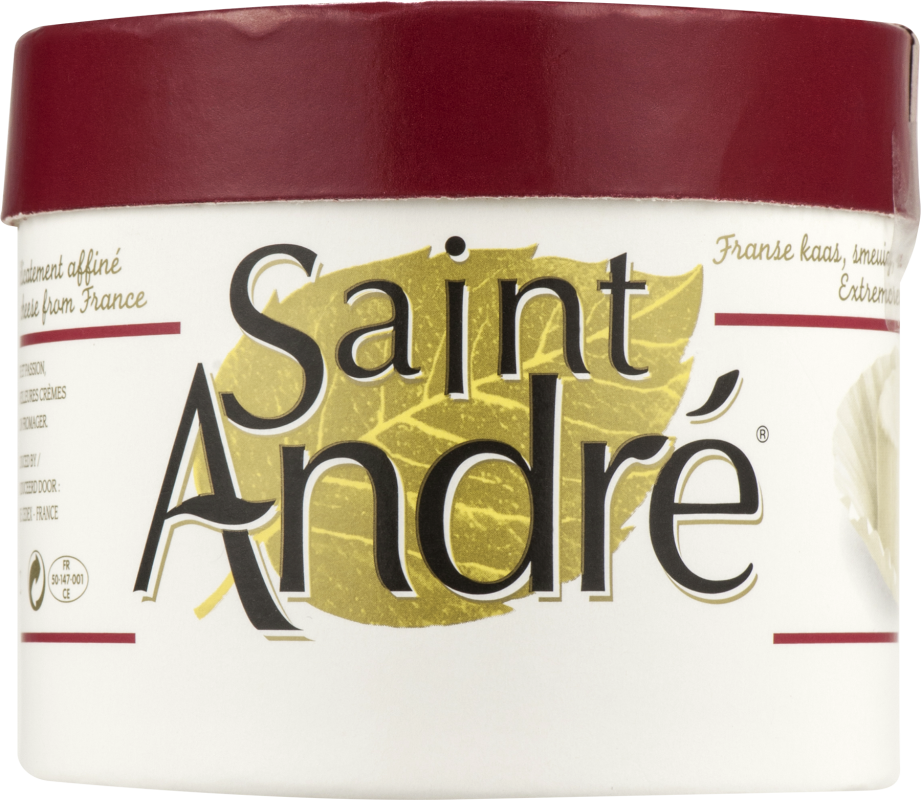 Saint Andre ST Triple Cream Mini Drum Cheese, 7 Oz