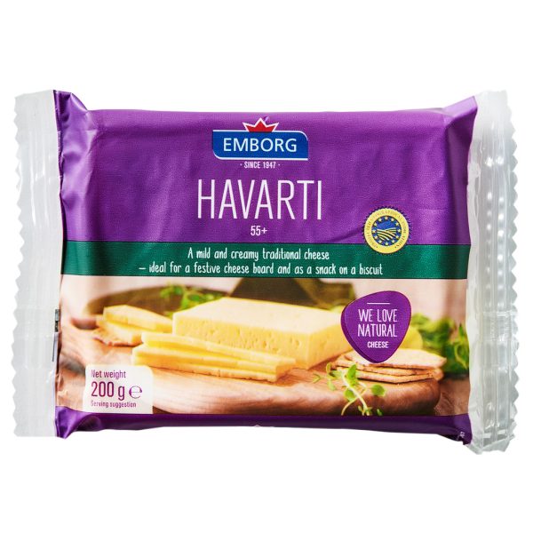 Emborg Havarti Cheese 200g
