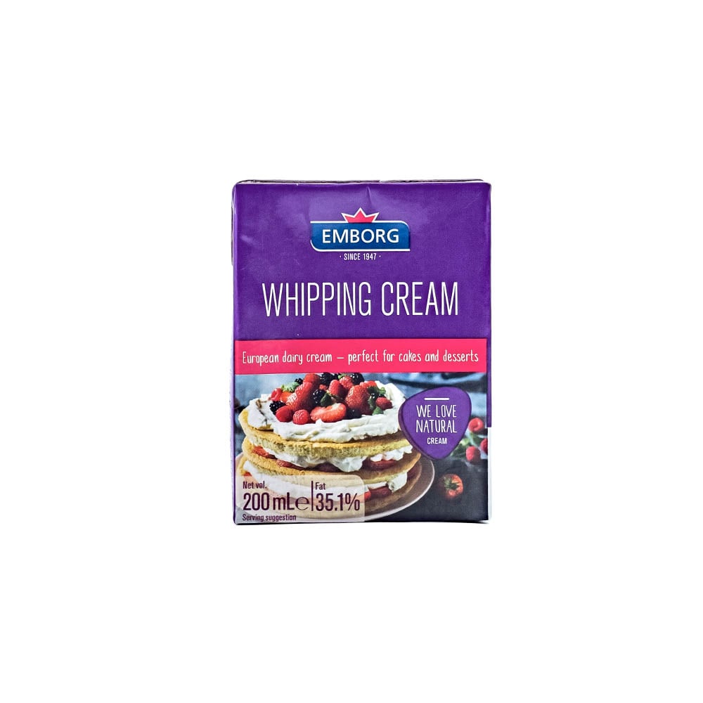 Emborg Whipping Cream 200ml