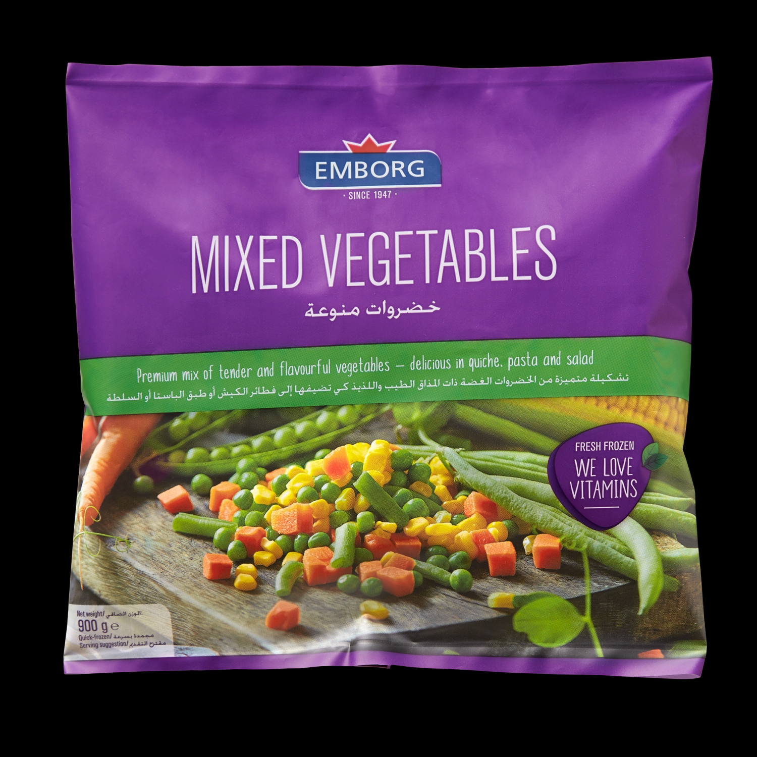 Emborg Mixed Vegetables 900g