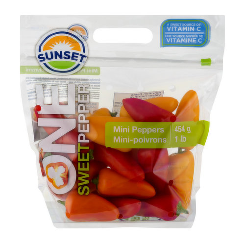 Fresh Organic Mini Sweet Peppers