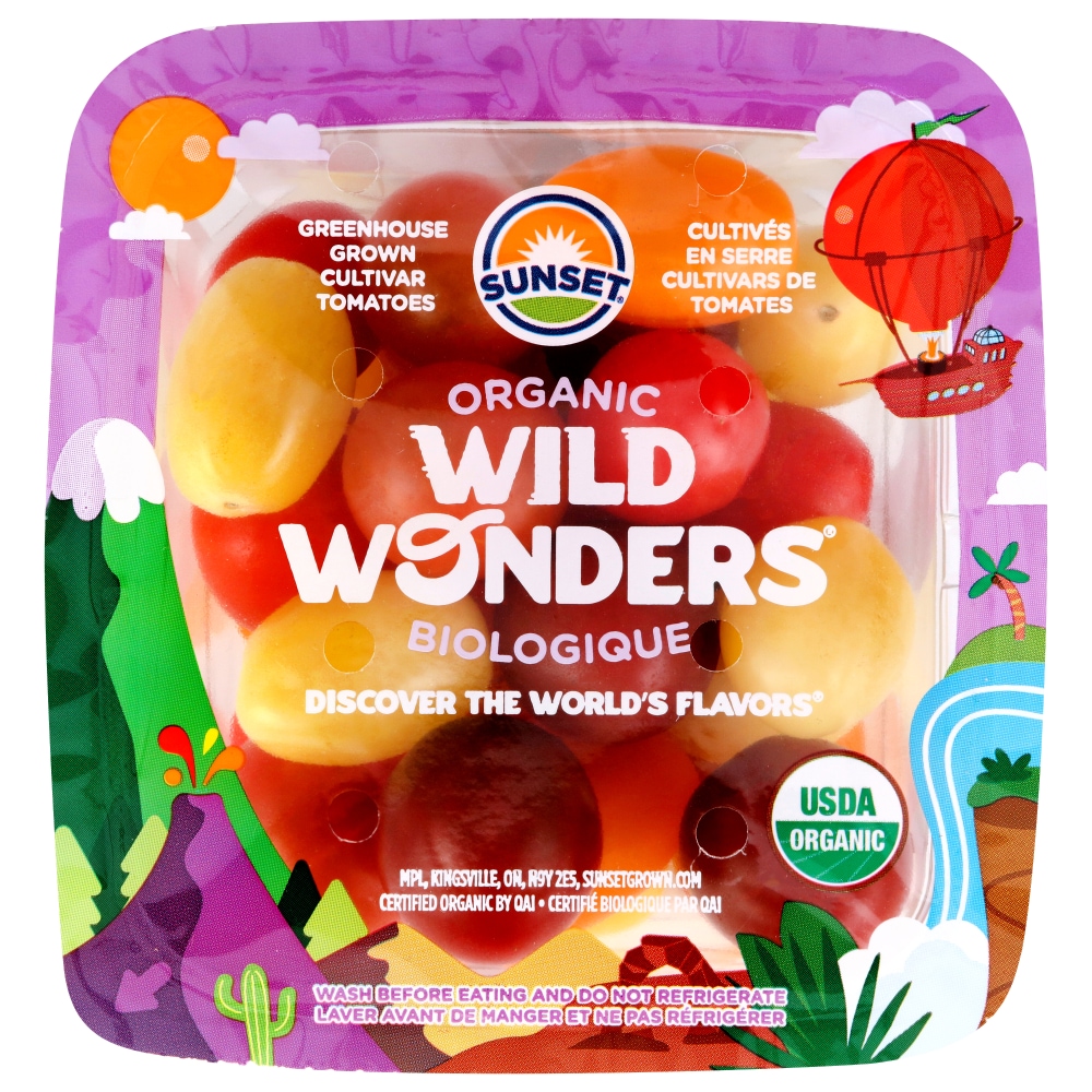 Sunset Wild Wonders Organic Tomatoes 10 Oz