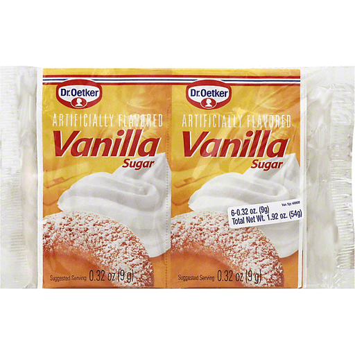 Dr Oetker Vanilla Sugar 0.32 Oz - 192ct Case