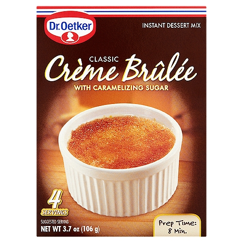 Dr. Oetker Classic Creme Brilee Instant Dessert Mix