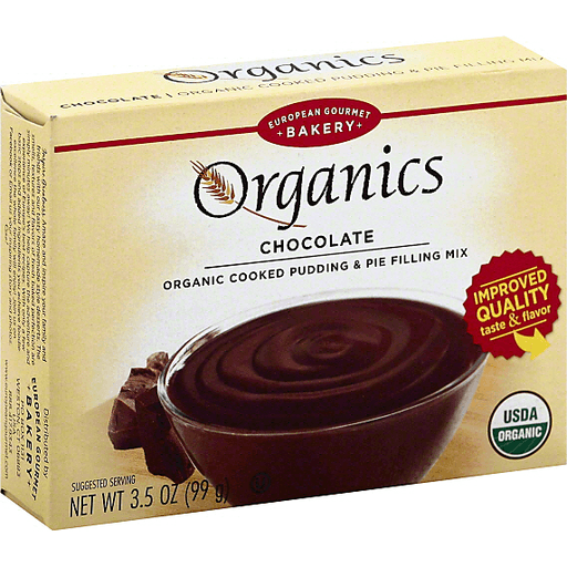 European Gourmet Bakery Organics Cooked Pudding & Pie Filling Mix, Organic, Chocolate