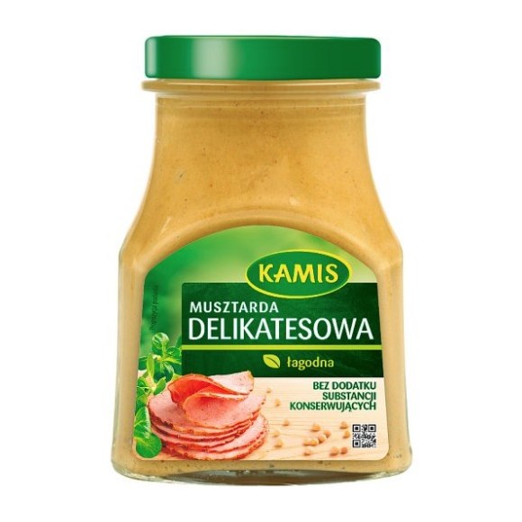Kamis Musztarda Delikatesowa Deli Mustard 185g