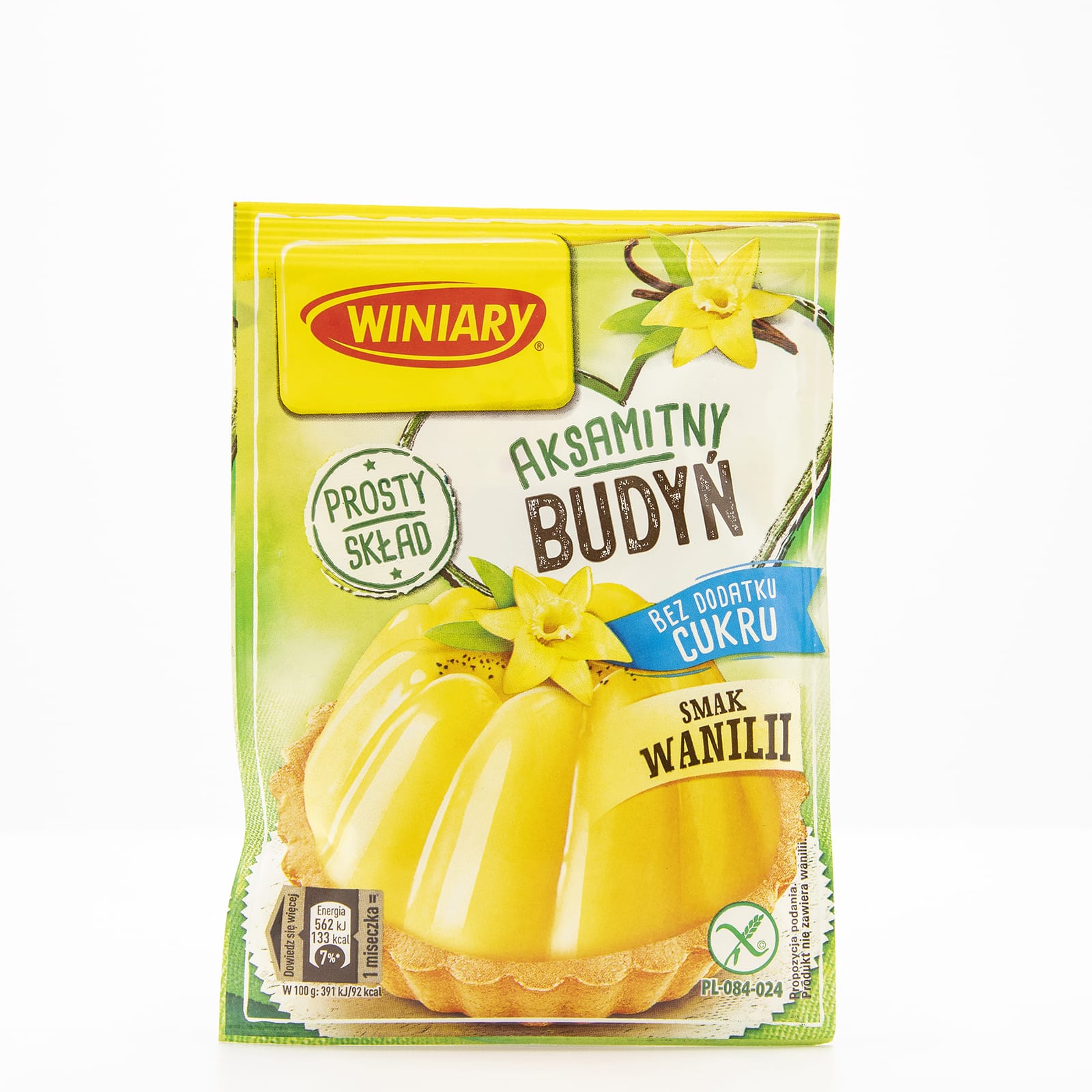 Winiary Vanilla Flavour Sugar Free Pudding 35g