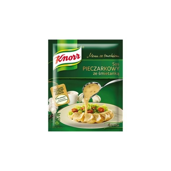 Knorr Sauce With Cream Of Mushroom/Sos Pieczarkowy Ze Śmietanką 38g