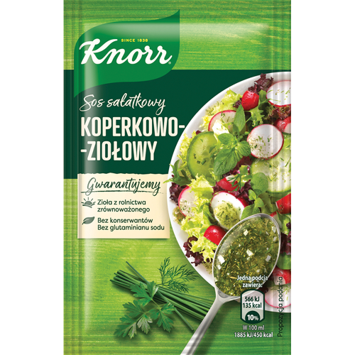 Knorr Dill And Herb Salad Dressing 9g