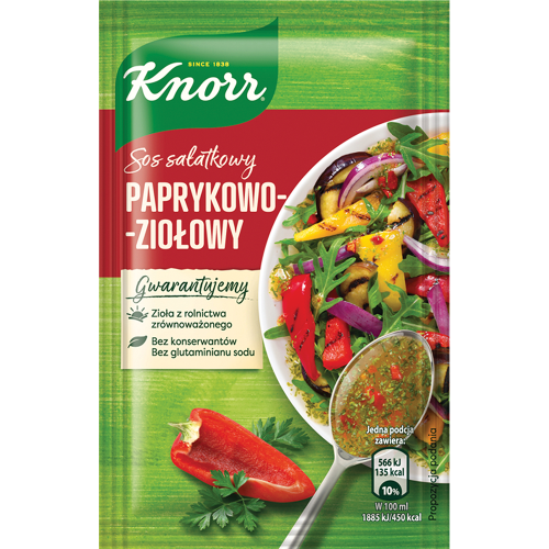 Knorr Paprika And Herbal Salad Dressing 9g