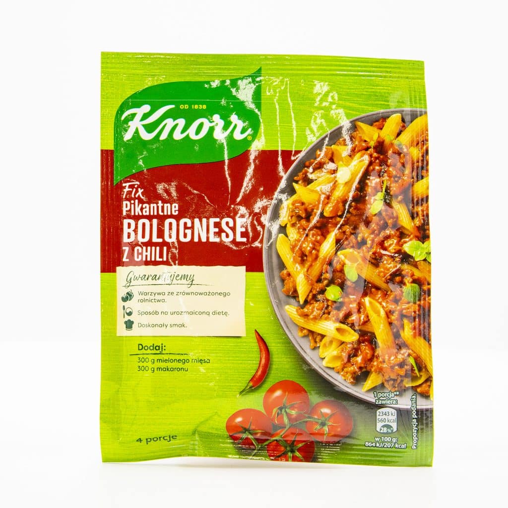 Knorr Fix Pikantne Bolognese Z Chili