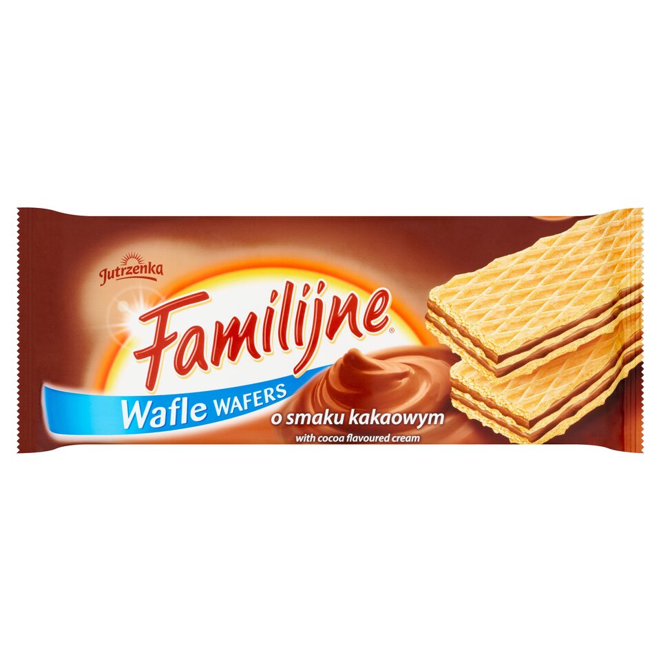 Jutrzenka Familijne Wafers With Cocoa Flavoured Cream 180g
