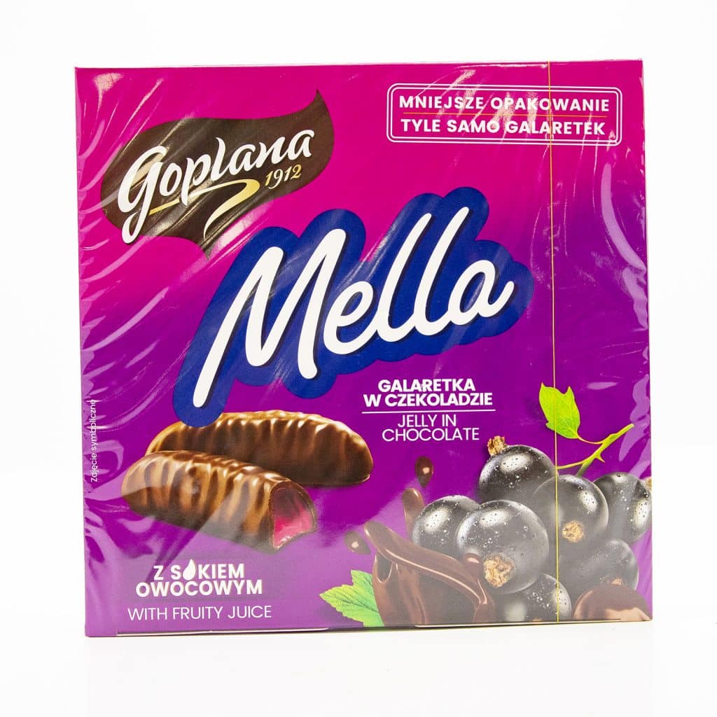 Goplana Mella Blackcurrant Jelly In Chocolate 190g/6.7oz