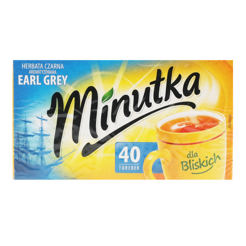 Mokate Minutka Earl Grey Herbata Czarna Aromatyzowana