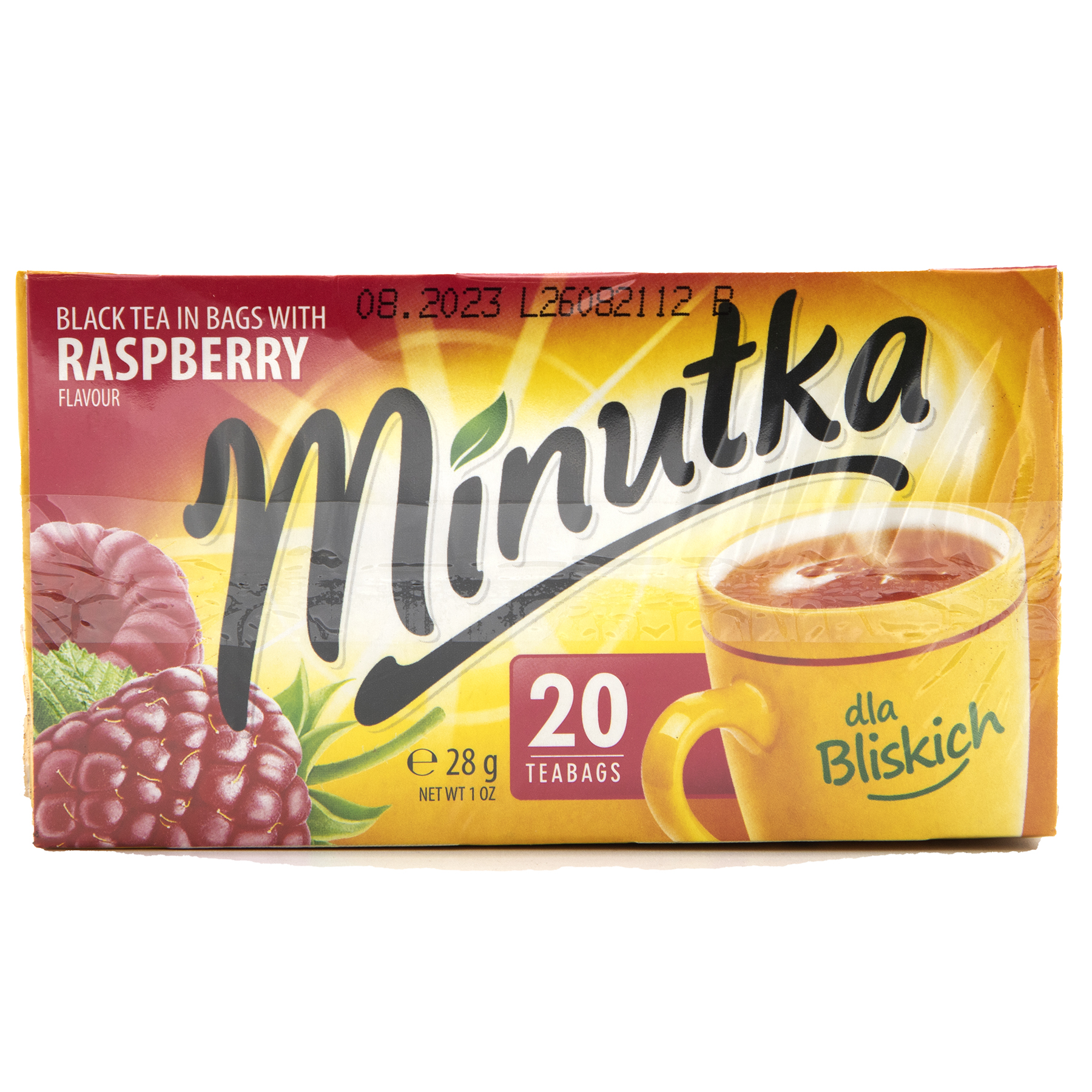 Mokate 20ct Minutka Raspberry Tea