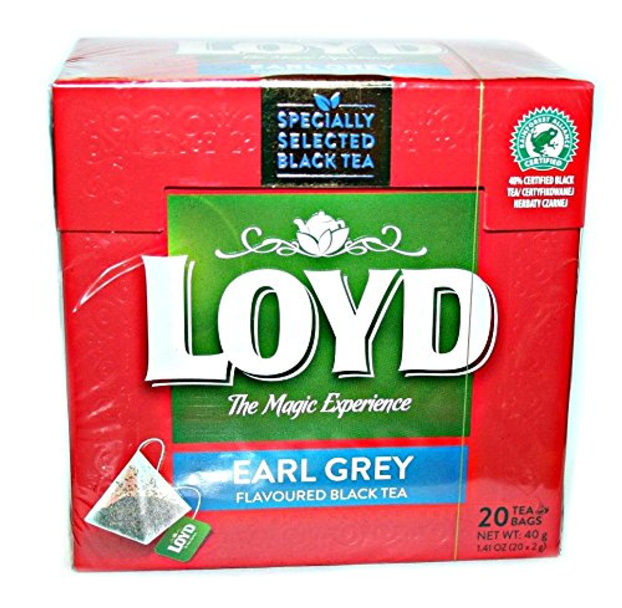 Loyd The Magic Experience Earl Grey Flavoured Black Tea 20 Teabags