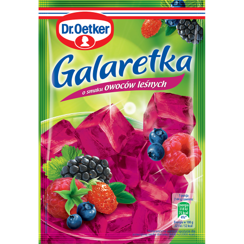Dr Oetker Sp. Z O.o. Galaretka O Smaku Owoców Leśnych 77 G