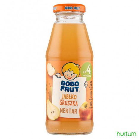 Bobo Frut Nektar Jabłko Gruszka Po 4. Miesiącu 300 Ml