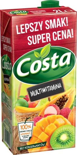 Costa,Hortex Napój Multiwitamina 2L