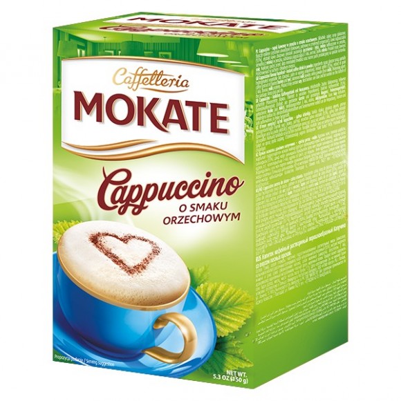 Manufacturer Similar To Mokate Cappuccino Hazelnut 150g 5.3oz