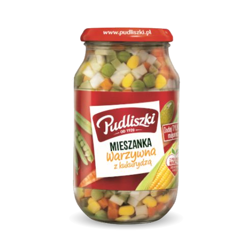 Pudliszki Mieszanka Warzywna Z Kukurydza 500g
