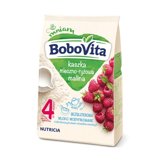 BoboVita Kaszka Mleczno-ryżowa Malina, Po 6. Miesiącu