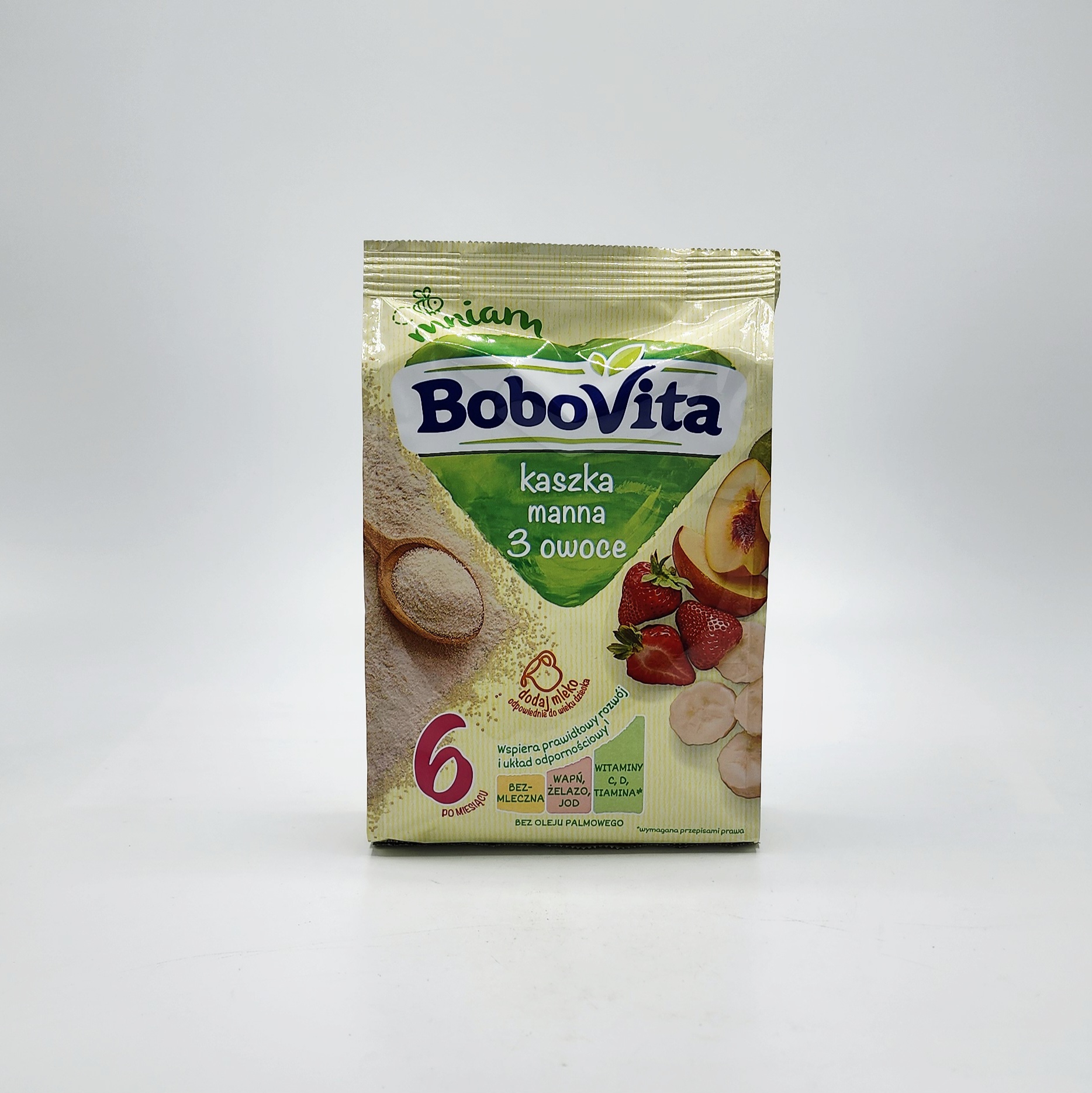 BoboVita Kaszka Manna 3 Owoce, Po 6. Miesiącu