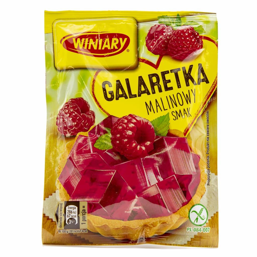 Winiary Galaretka Malinowy Smak 71 G