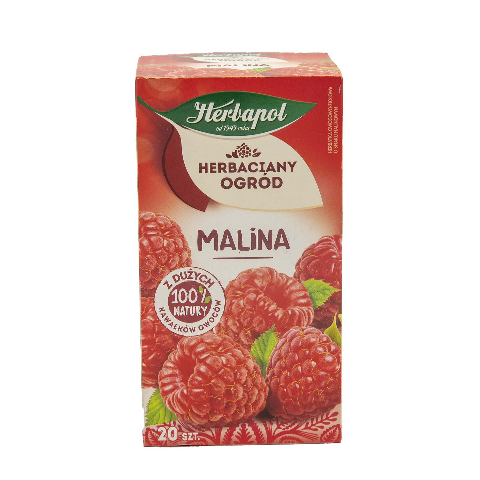Herbapol Herbaciany Ogród Raspberry Fruit Herbal Tea 20*3g