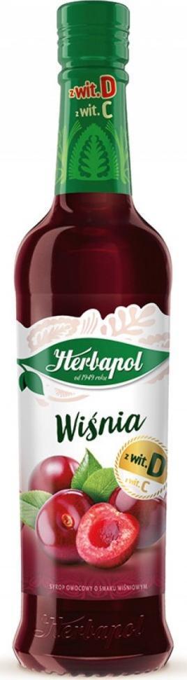 Herbapol Owocowa Spiżarnia Cherry Flavoured Fruit Syrup 420ml