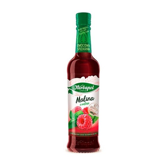 Herbapol Raspberry Melissa Syrup, 14.2 Fl Oz