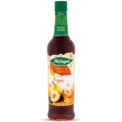 Herbapol Syrop O Smaku Pigwy Sekrety Smaku 420 Ml
