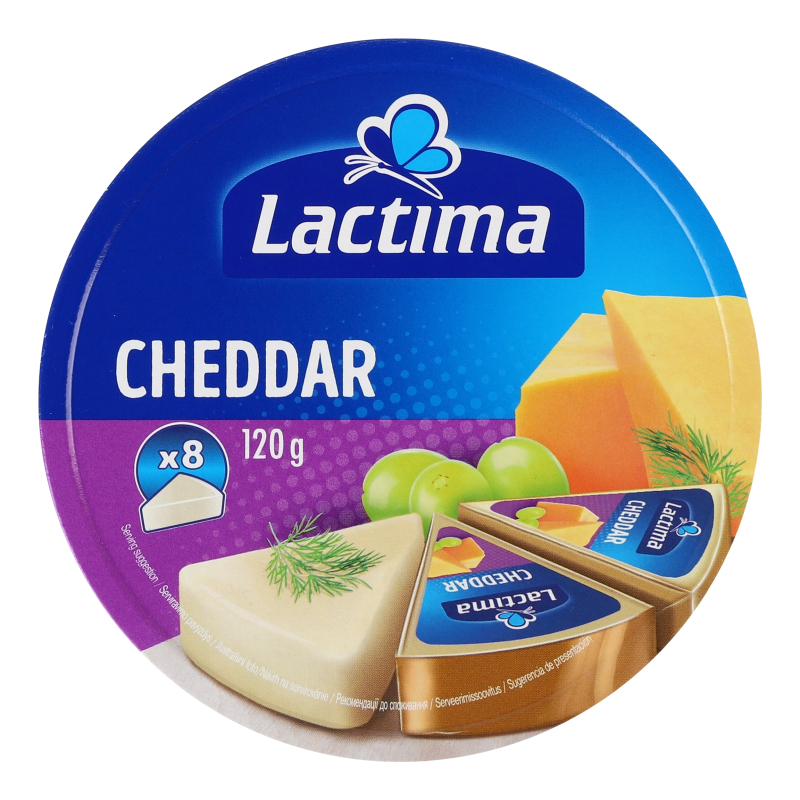 Lactima Cheddar 8 Pcs