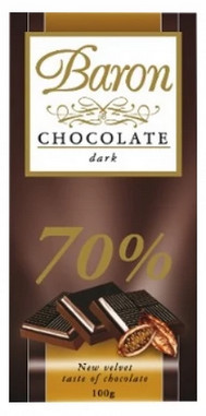 BARON Étcsokoládé 70% 100g