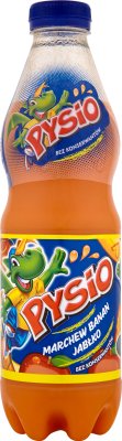 Pysio Sok Marchew-Jabłko-Banan 0,9L